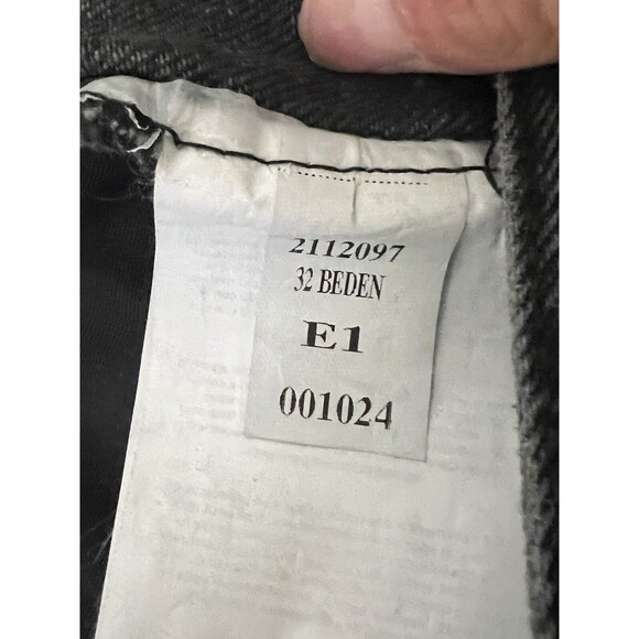 Womens Black Denim Shorts Size 1 Mango MNG Zaida Straight High Waist Summer - Picture 4 of 7